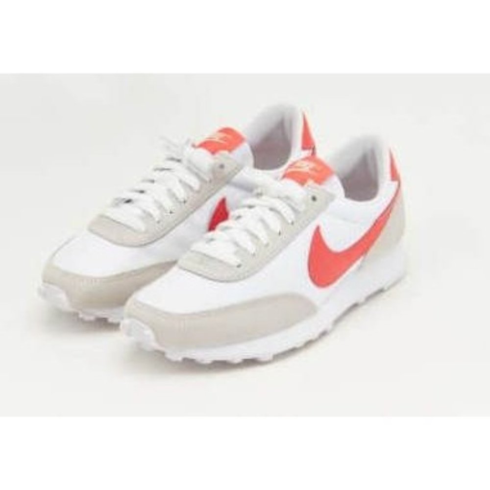 Nike Daybreak Sneaker in White/Magic Ember/Lime Ice